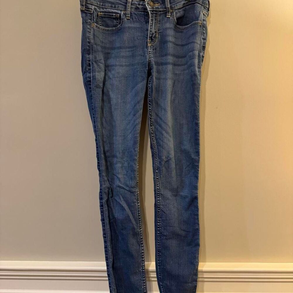 Hollister Women's Skinny Blue Jeans Size 27x31
